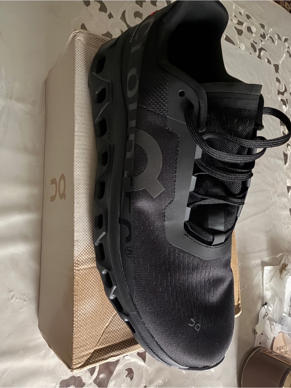 On Running Black Men's Athletic Running Shoes